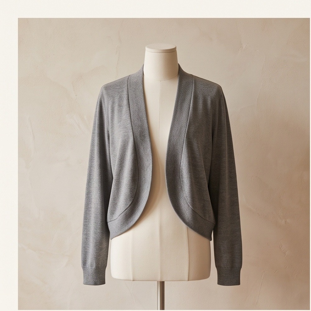 Gilligan & O'Malley XXL Sleepwear Shrug Cardigan Charcoal Grey 200307 NWT